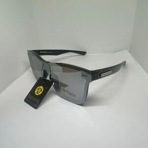 Biohazard Shield Sunglasses UV400 Mirrored Lens Wraparound Unisex